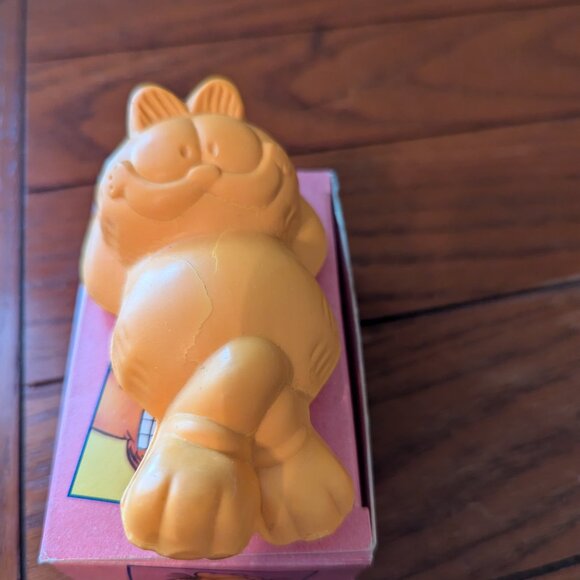 100% Pure Garfield Soap & Bath Brush Vintage 1978 Avon Products Pink Box NIB - Picture 6 of 13